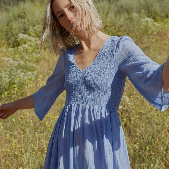 Christy Dawn Dresses & Skirts - Christy Dawn Basil Dress in Hydrangea Stripe